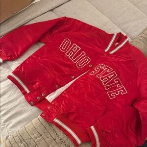 Vintage Ohio State Red Varsity Jacket